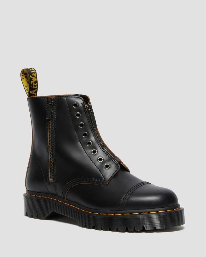 Dr Martens Vintersko Herre Svart 1460 Laceless Bex Læder 7953XIAVT